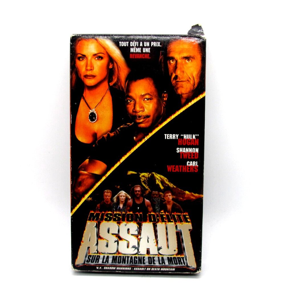 Mission d'élite Assault Sur La Montagne De La Mort (VHS)(French) Tested